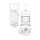 Recuperador de Calor a Lenha G 300 + Plus 180 (Porta Guilhotina) - Rocal